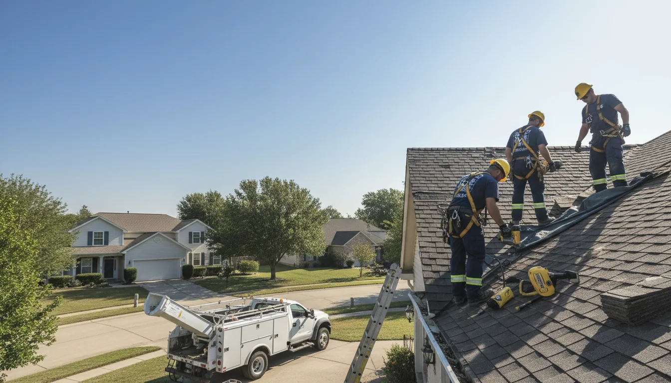 Hail Damage Roof Repair in Lakeland, GA